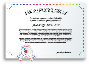 diploma, diplome, diploma cena, diplome cena, najcenejša, najcenejše, najcenejši, cena, tisk, print, je, zakon, farba, farba.si, cenik, diploma 